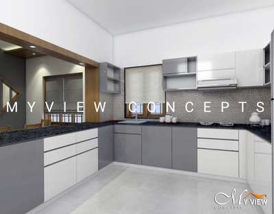 Kitchen, Storage Designs by Interior Designer Myview Concepts  interior Design studio, Kannur | Kolo