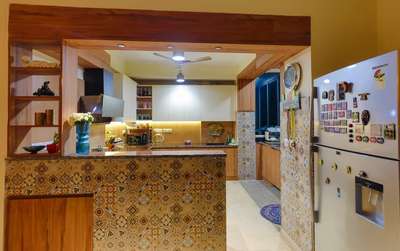 Ceiling, Lighting, Kitchen, Storage Designs by Interior Designer Lekhraj Singh, Gurugram | Kolo