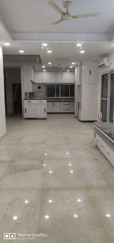Kitchen, Flooring, Lighting, Storage Designs by Interior Designer javed saifi, Delhi | Kolo