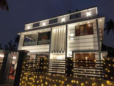 Exterior, Lighting Designs by Electric Works Josemon MP Mannaparambil, Alappuzha | Kolo