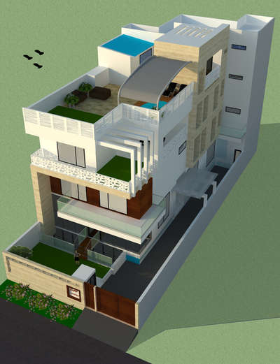 Exterior Designs by Architect Shubham  Aggarwal, Gautam Buddh Nagar | Kolo