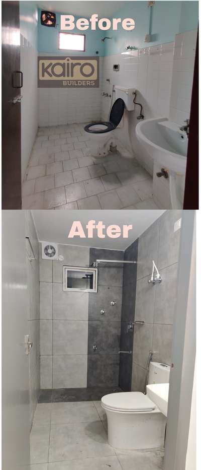 Bathroom Designs by Contractor Kairo Builders, Ernakulam | Kolo