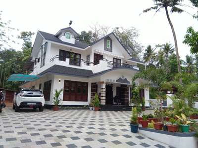Exterior, Outdoor Designs by Building Supplies bhavana balachandran, Pathanamthitta | Kolo