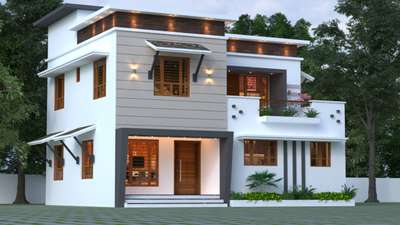 Exterior, Lighting Designs by Civil Engineer Gireesh R, Alappuzha | Kolo