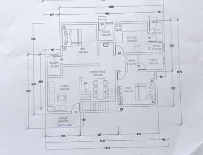 Plans Designs by Civil Engineer Lijas Mk, Kozhikode | Kolo