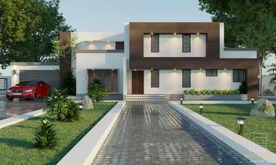 Exterior, Lighting Designs by Interior Designer Homespace Design Studio, Ernakulam | Kolo