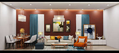 Furniture, Lighting, Living, Table Designs by Architect Nidhish T vasudev, Thrissur | Kolo