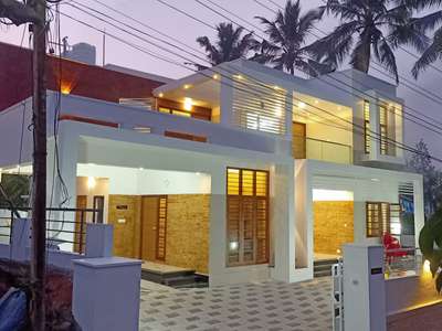 Exterior, Lighting Designs by Painting Works Vineesh Chillu, Thiruvananthapuram | Kolo