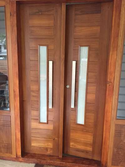 Door Designs by Carpenter IBRAHIM MANIKKAM, Kasaragod | Kolo
