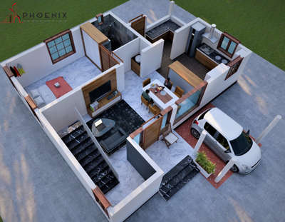 Plans Designs by Civil Engineer Sharon O, Malappuram | Kolo