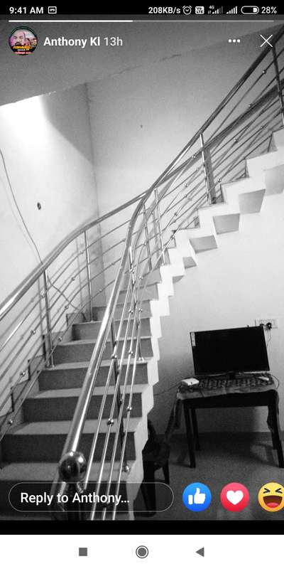 Staircase Designs by Contractor johnson john, Thrissur | Kolo