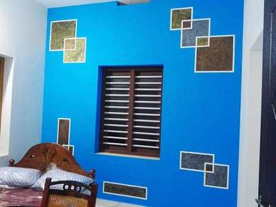 Bedroom, Furniture, Wall, Window Designs by Painting Works SarathVS salahudheen, Pathanamthitta | Kolo