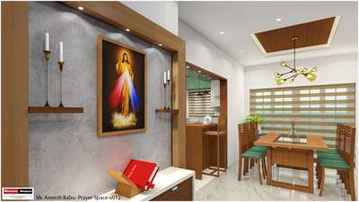 Prayer Room, Storage Designs by Architect morrow home designs , Thiruvananthapuram | Kolo