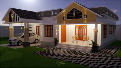 Exterior, Lighting Designs by 3D & CAD sree lal, Idukki | Kolo