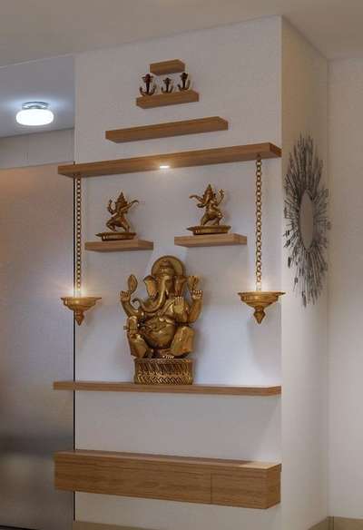 Prayer Room, Lighting, Storage Designs by Carpenter ഹിന്ദി Carpenters  99 272 888 82, Ernakulam | Kolo