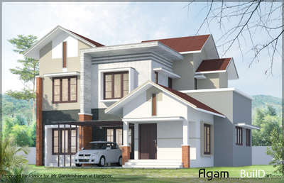 Exterior, Outdoor Designs by 3D & CAD bharath chithambaram, Malappuram | Kolo