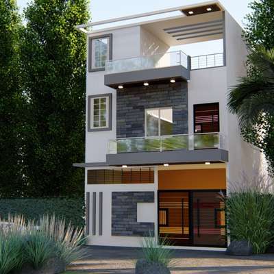 Exterior Designs by Civil Engineer TAAMEER Enterprises, Indore | Kolo