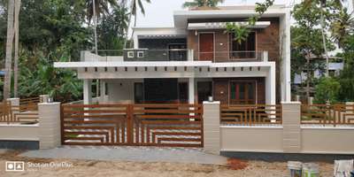 Exterior Designs by Civil Engineer à´…à´¨à´¿àµ½à´•àµ�à´®à´¾àµ¼ à´Žà´¸àµ�, Thiruvananthapuram | Kolo