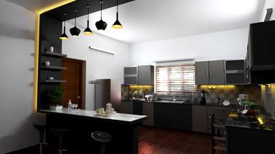 Kitchen, Storage Designs by 3D & CAD Vishnu  N R, Kottayam | Kolo