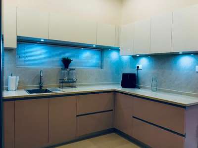Kitchen, Lighting, Storage Designs by Interior Designer Arun clt, Kozhikode | Kolo