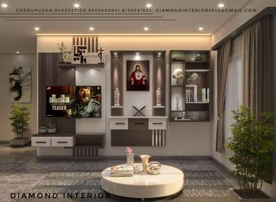 Lighting, Storage, Prayer Room Designs by Interior Designer Rahulmitza Mitza, Kannur | Kolo