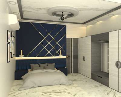 Ceiling, Furniture, Bedroom Designs by Interior Designer Princy Dodani, Ujjain | Kolo