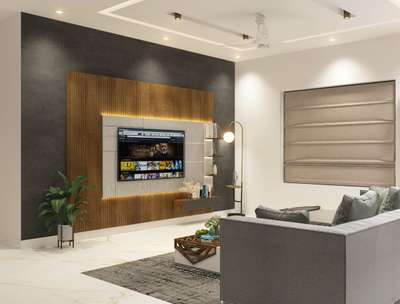 Ceiling, Living, Lighting, Furniture, Storage Designs by Architect In You Design Lab, Thrissur | Kolo