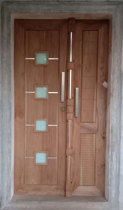 Door Designs by Carpenter Syam Krishnan, Wayanad | Kolo