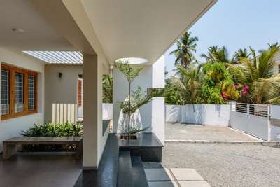 Outdoor, Exterior Designs by Architect Aleena Architects and   Engineers , Alappuzha | Kolo