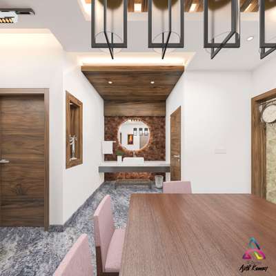 Dining, Furniture, Lighting, Table, Storage Designs by 3D & CAD Ajith  Kumar , Malappuram | Kolo