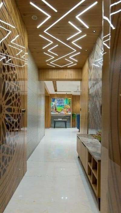 Ceiling, Lighting, Storage, Door, Flooring Designs by Contractor Manish Jangra, Rohtak | Kolo