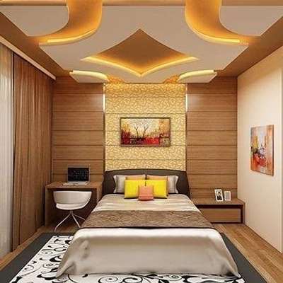 Ceiling, Furniture, Storage, Bedroom, Wall Designs by Interior Designer Farman Khan, Jaipur | Kolo