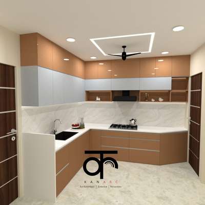 Ceiling, Lighting, Kitchen, Storage Designs by Interior Designer KanArc Design, Indore | Kolo