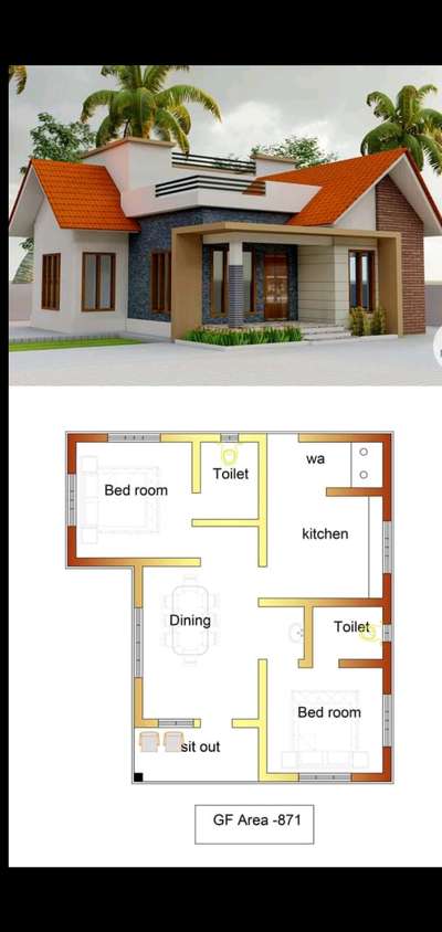 Exterior, Plans Designs by Contractor SK Builders, Ernakulam | Kolo