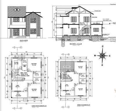 Plans Designs by 3D & CAD chindu prasad, Ernakulam | Kolo
