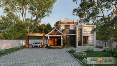 Exterior, Flooring Designs by Contractor KALA SHANDAS, Ernakulam | Kolo