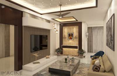 Living, Furniture, Home Decor, Prayer Room Designs by Interior Designer Fahad Abdulkalam, Thrissur | Kolo