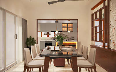 Dining, Furniture, Table, Storage Designs by Civil Engineer Vinod M Nair, Thrissur | Kolo