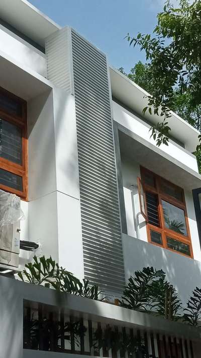 Exterior, Outdoor, Window, Home Decor, Wall, Roof Designs by Interior Designer Royal  Kitchen, Kozhikode | Kolo