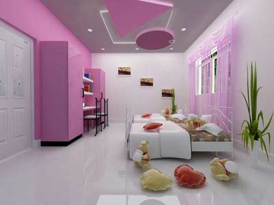 Ceiling, Furniture, Storage, Bedroom, Wall Designs by Civil Engineer Vineesh Panakkacheri, Kannur | Kolo