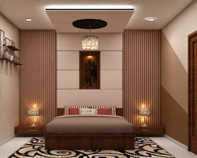 Ceiling, Furniture, Storage, Bedroom, Wall Designs by Contractor Modern Interior Resolution , Delhi | Kolo