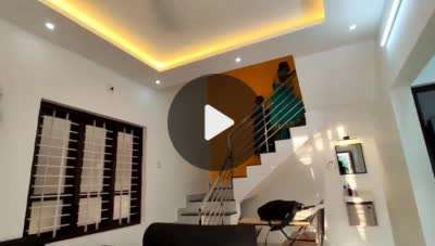 Living, Furniture, Staircase, Ceiling Designs by Architect ProArch Design Build, Thiruvananthapuram | Kolo