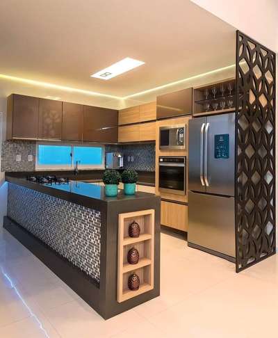 Kitchen, Lighting, Storage Designs by Contractor Ashish Dhoriya, Indore | Kolo