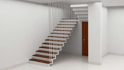 Staircase Designs by Civil Engineer saleeshchethil Iringal, Kozhikode | Kolo
