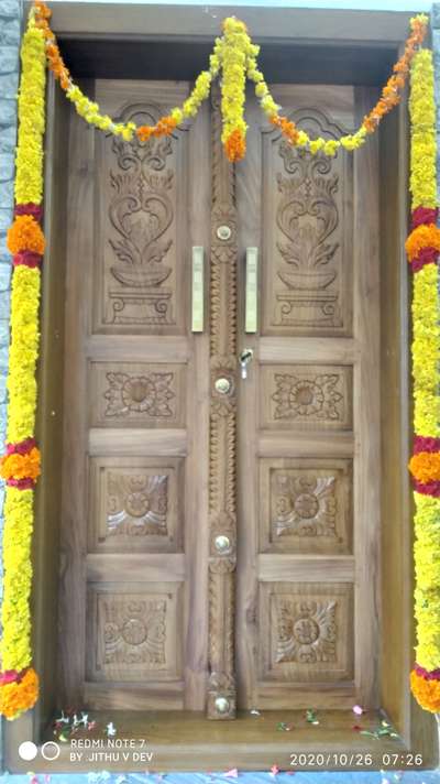 Door Designs by Carpenter Ratheesh  Vasudevan , Alappuzha | Kolo