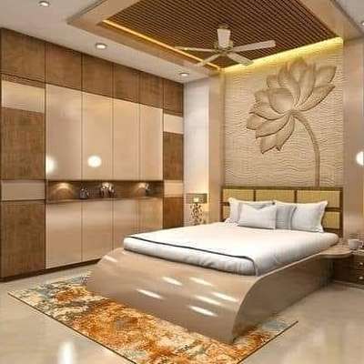 Bedroom, Ceiling, Furniture, Storage, Lighting Designs by Contractor sharma  carpenter , Gautam Buddh Nagar | Kolo