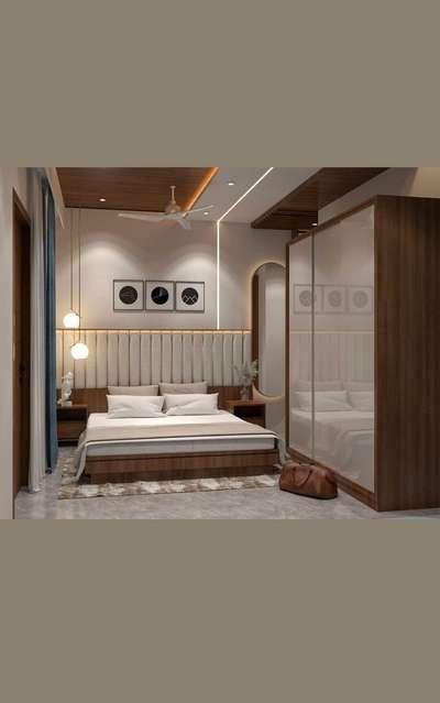 Furniture, Storage, Bedroom, Lighting, Wall Designs by 3D & CAD sachin interiordesign, Delhi | Kolo