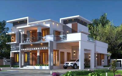 Exterior, Lighting Designs by Civil Engineer Prasanth kp, Kozhikode | Kolo