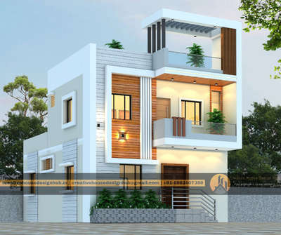 Exterior Designs by Architect creative house  design Hub, Indore | Kolo