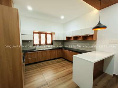 Kitchen, Lighting, Storage, Flooring, Window Designs by Interior Designer D square  interior modular kitchen , Kollam | Kolo
